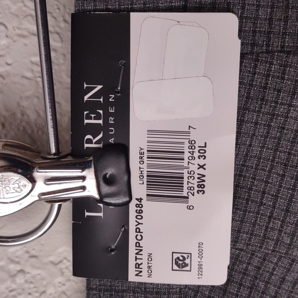 Lauren Ralph Lauren | Norton pants Ultraflex Lt. Grey 38W x 30L NWT - Picture 6 of 7